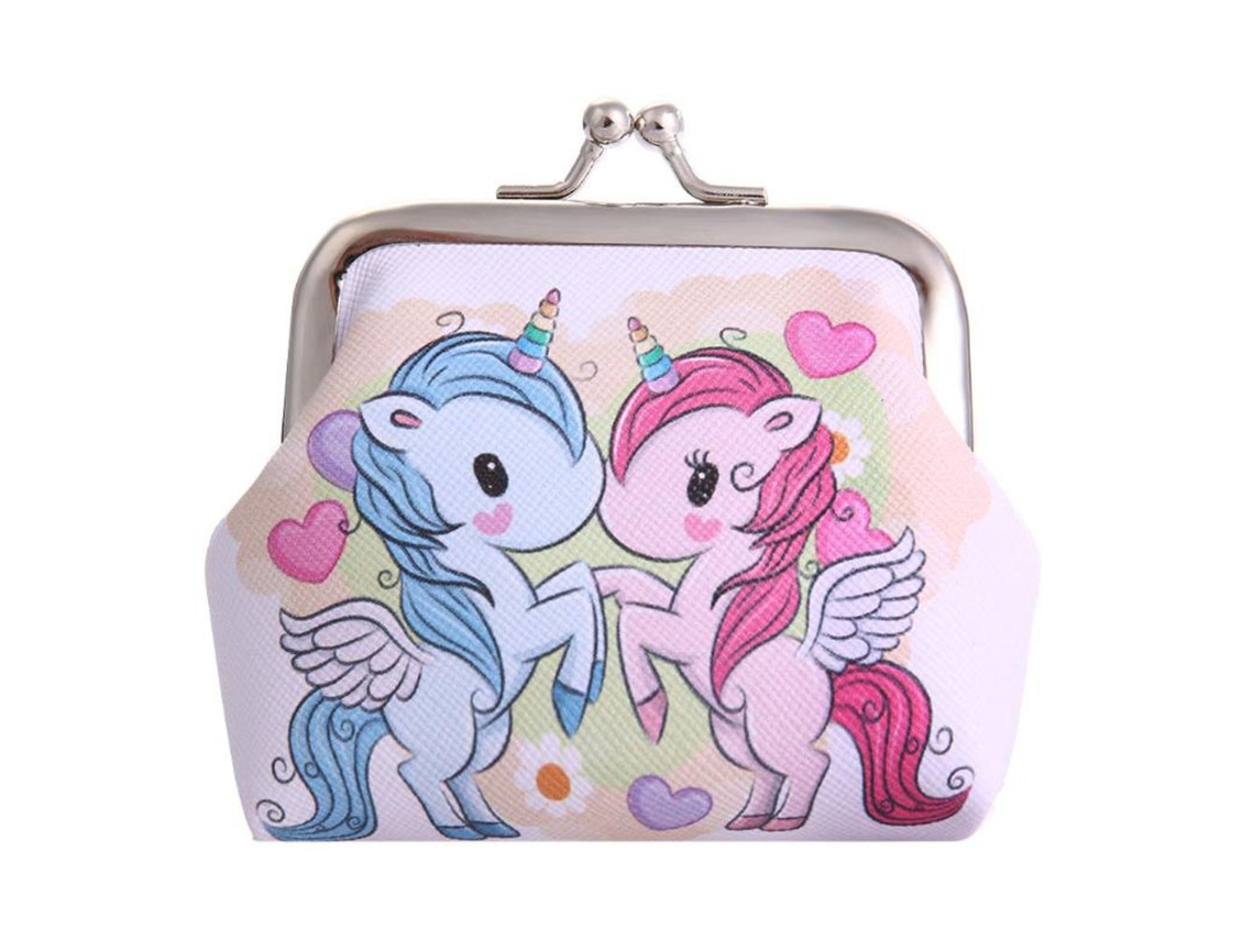 Monedero de unicornio para niñas y estudiantes, minibolso de unicornio, 1 Truyuety
