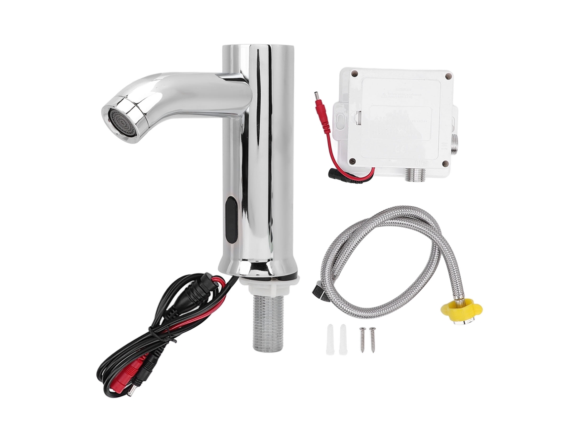 Grifo De Fregadero Sin Contacto Con Sensor De Movimiento, Funciona Con Pilas, Para Entornos Comerciales, G1/2