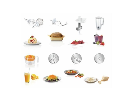 Bosch Mum58258 Robot de cocina 1000 W 3,9 L Blanco