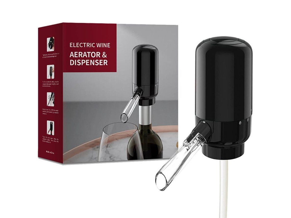 Aerador Eléctrico De Vino Con Tubo De Silicona Dispensador Profesional Y Vertedor De Champán