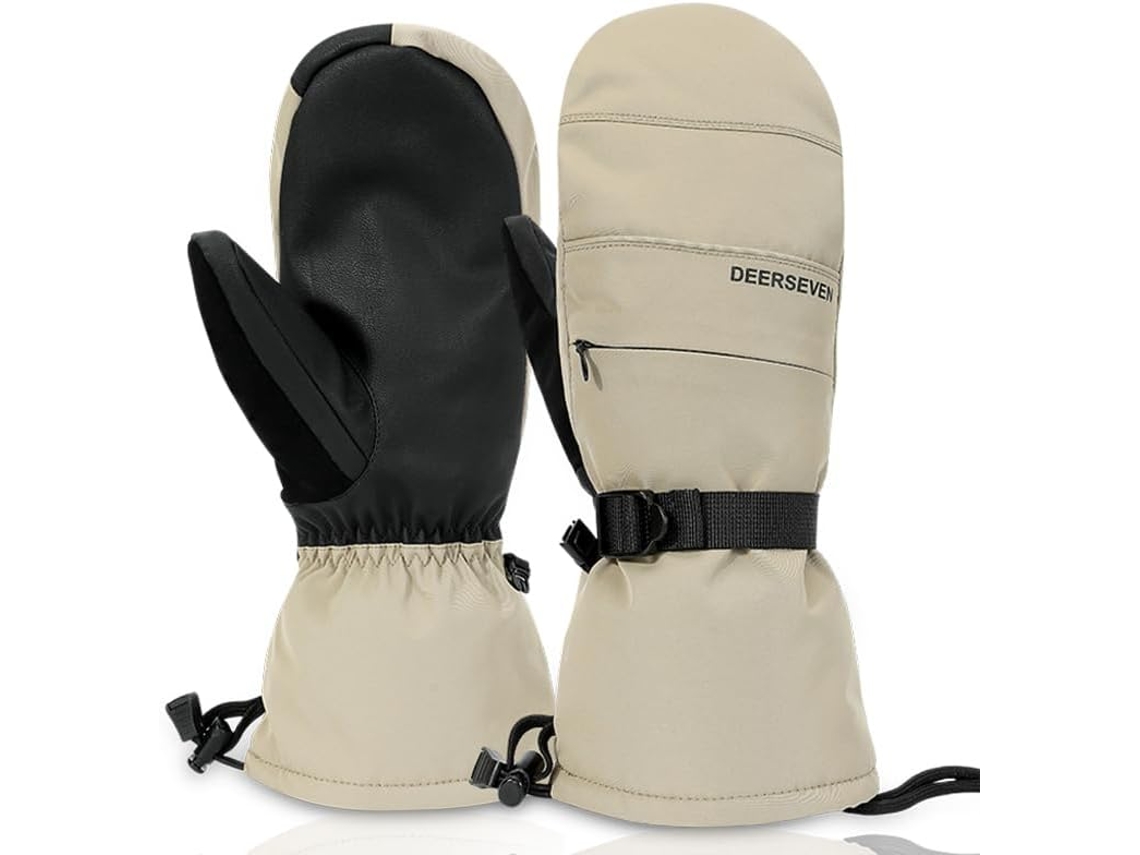 Guantes De Esquí De Invierno Para Hombre, Con Aislamiento Exterior, Resistentes Al Viento, De Forro Polar, Impermeables, Con Pantalla Táctil.