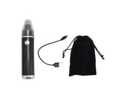 Recortadora De Vello Nasal Y De Orejas Recargable Para Uso En Seco Y Húmedo Bassa Noise De Acero Inoxidable
