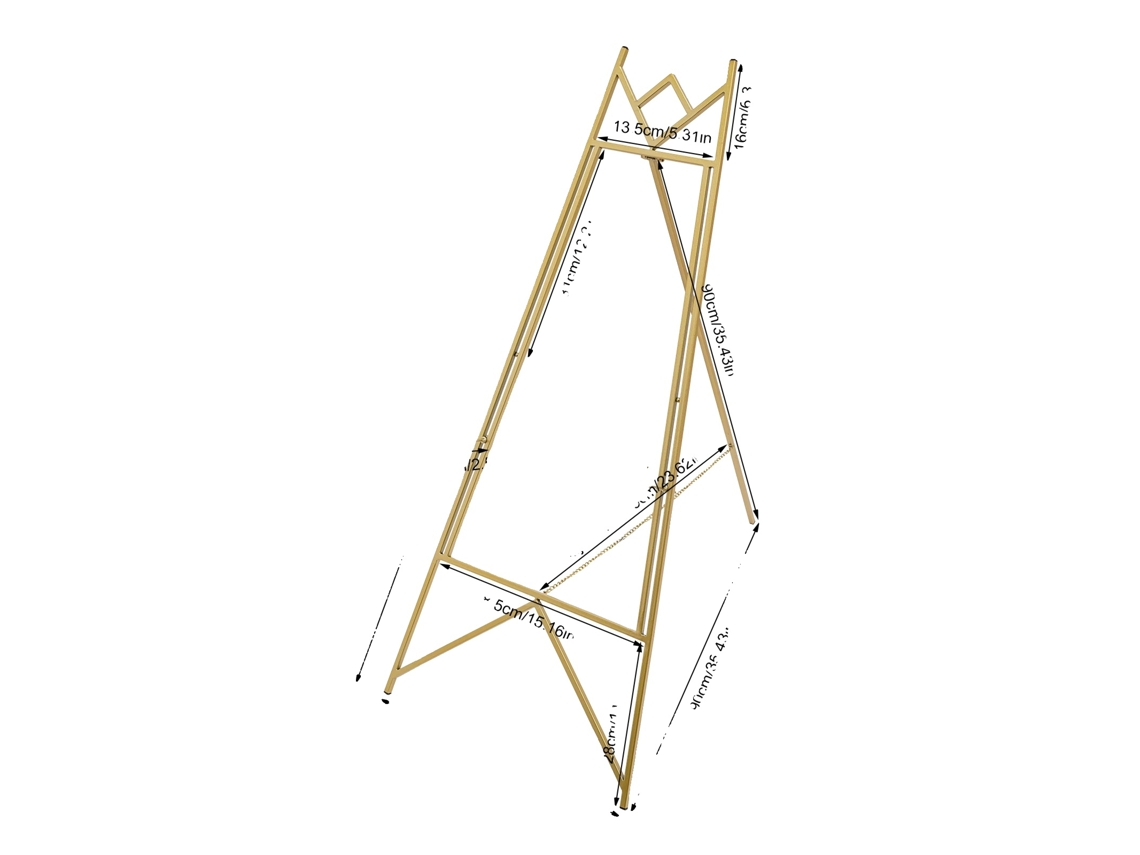 Expositor, diseño ajustable, construcción de metal resistente, OEM dorado