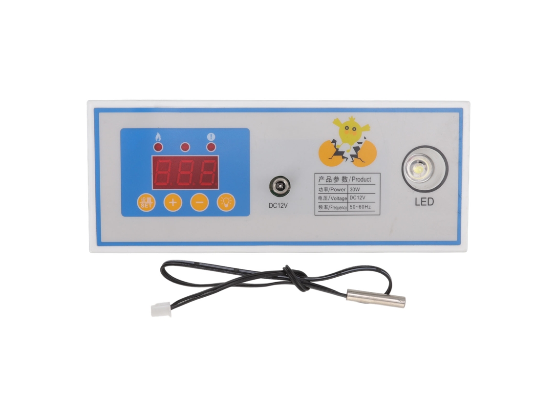 Controlador Digital Automático De Temperatura Para Incubadora De Huevos 30w 12v Lcd Preciso