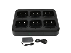 Cargador Inteligente De Seis Unidades. Carga Seis Unidades Simultáneamente. Compatible Con Múltiples Modelos De Radios Walkie-talkie.