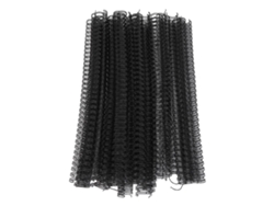 50pcs Espiral De Ligação Com Duplo Loop 180 Folhas Capacidade 3:1 Passo 34 Loop 19mm Diâmetro Para Papel A4 Preto