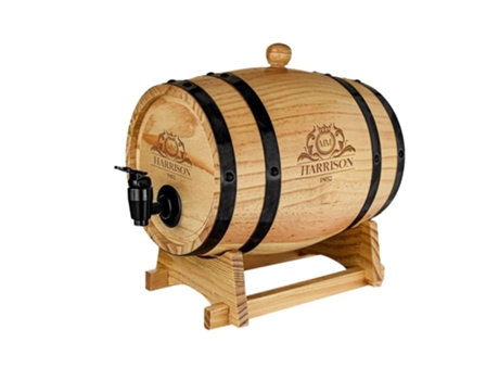 Barril de Vino y Whisky con Grifo - Madera - 3 L
