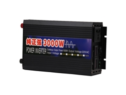 Inversor de onda sinusoidal pura de 3000 W, convertidor de 12 V CC a 220 V CA con pantalla digital dual para automóvil.