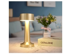 Luz nocturna portátil con diseño moderno y elegante, iluminación personalizable, lámpara de mesa recargable inalámbrica con base antideslizante.