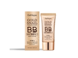 Crema BB con protector solar, tono piel, oro y caracol
