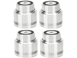 Juego De 4 Soportes Flotantes Para Amplificadores, Altavoces, Tocadiscos, Reproductores De Cd Y Ordenadores, 53 X 51 Mm