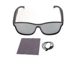 Lentes Bluetooth Inteligentes Estilosas Controle Tocado Som Hifi Estéreo Para Esportes Música Prata