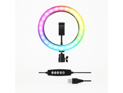Anillo de luz LED 10 Skyhe Mj26 Negro
