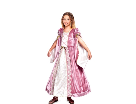 Disfraz de Niña PARTILANDIA princesa medieval púrpura (Tam.: 4 a 6 anos)