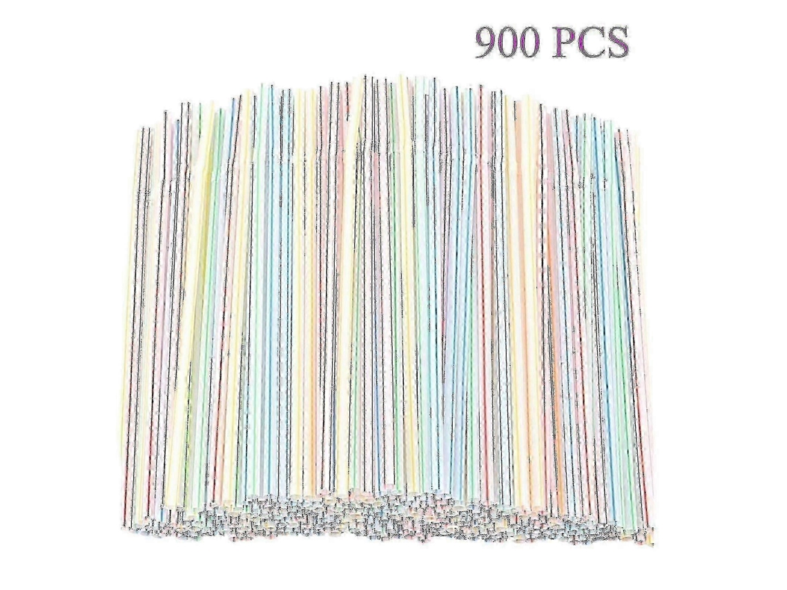 900 pajitas de plástico expandido para fiestas, bares, licorerías y el hogar - Rosewell Straws