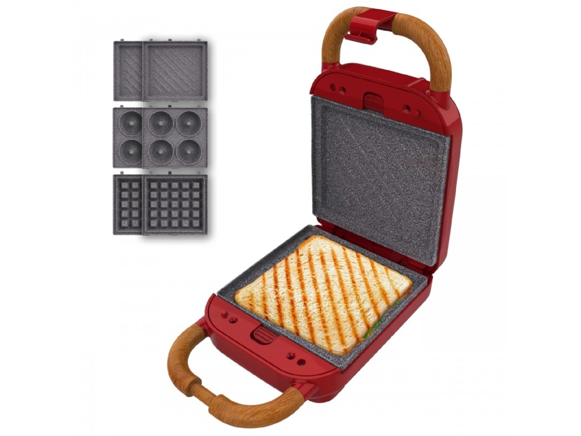 Rockntoast Retro One Rojo Cecotec