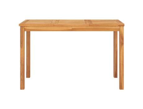 MAISON EXCLUSIVE Mesa de comedor de jardín madera maciza de teca 120x70x77 cm
