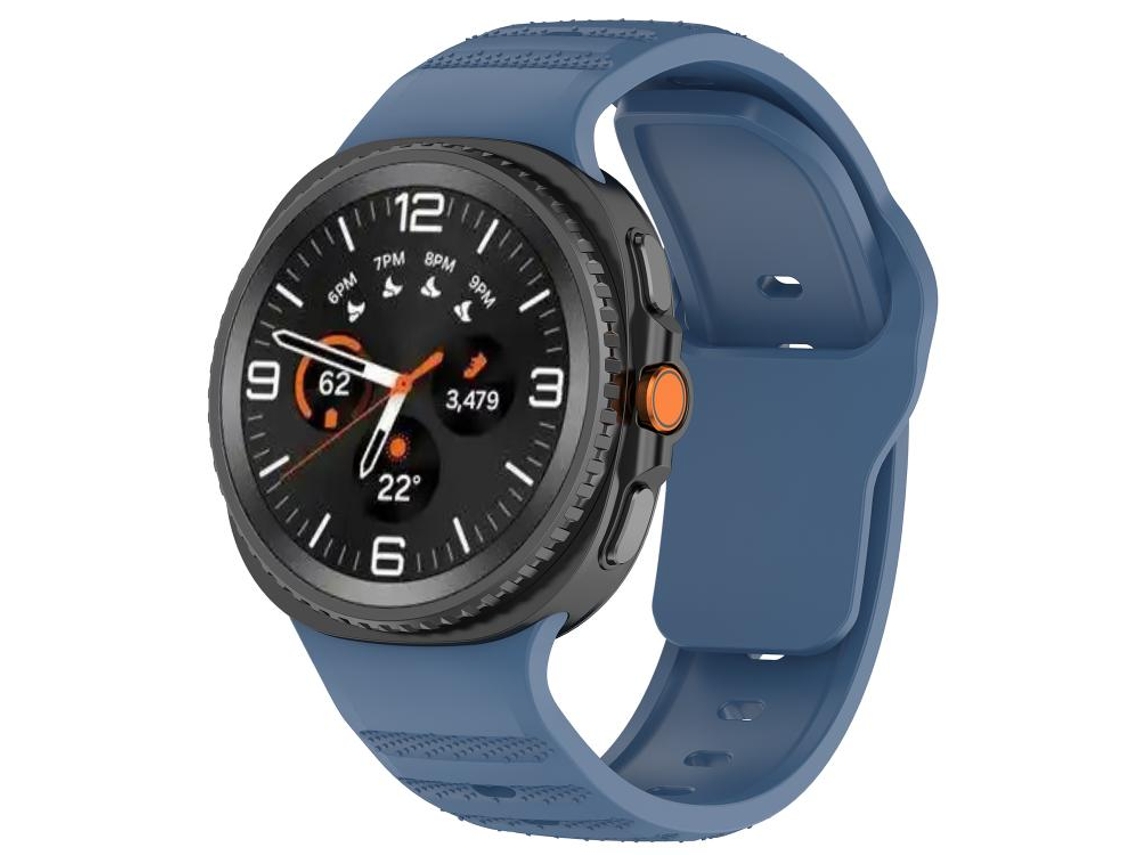 Pulsera de silicona para Samsung Galaxy Watch 8 / 8 Classic con estampado de lunares y cierre de liberación.