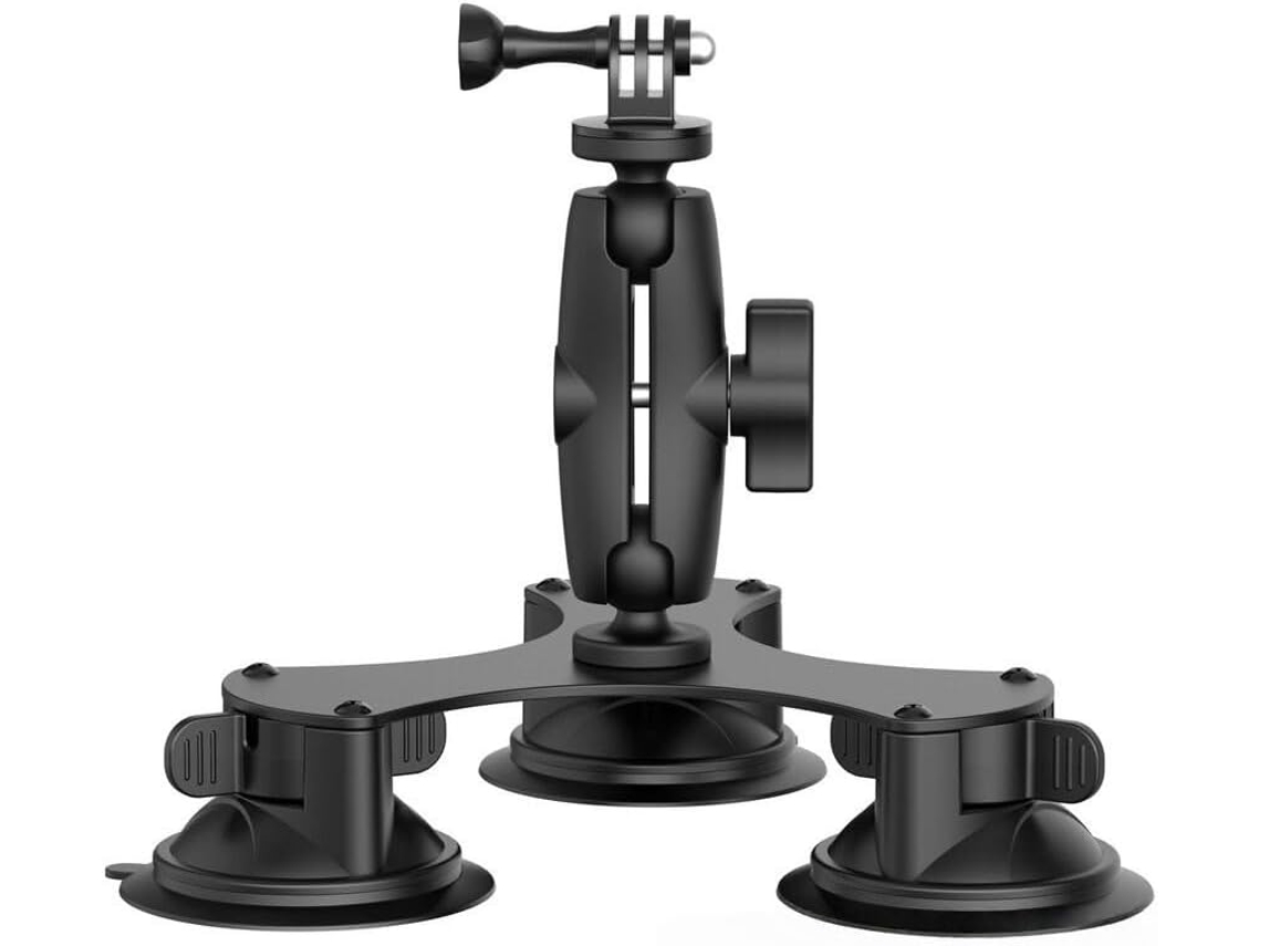 Ventosa Con Cabezal Para Cámara, Rotación De 360°, Rosca De 1/4", Slr