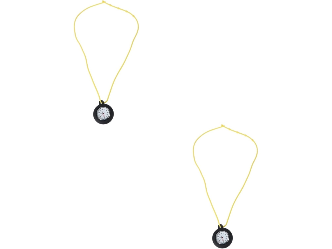 2 Piezas Reloj Bolsillo Colgante Accesorios Carretes Insignias Llavero Relojes Pared Enfermera