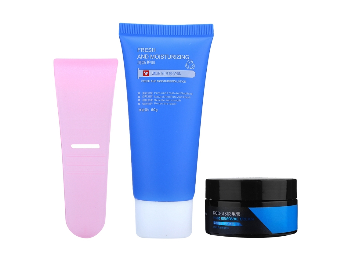 Vlrla-100g Unisex Cabelo Removal Cream Com 50g Repair Lotion Kit