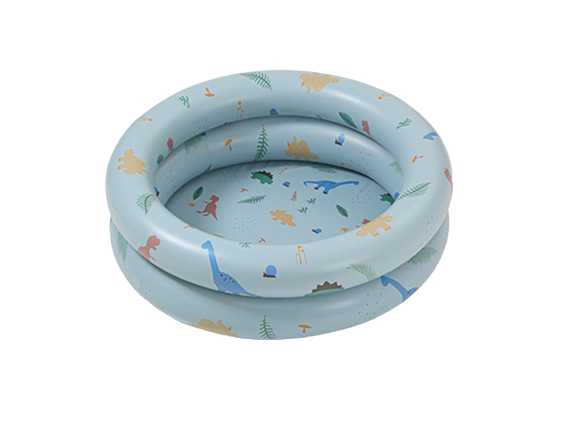 Piscina inflable para bebés estilo retro, piscina de agua acolchada familiar Truyuety