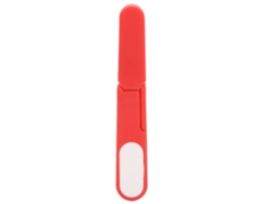 Tijeras de coser rojas en forma de U