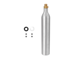 Botella De Agua Con Gas De 0,6 L, Cilindro De Alta Presión Con Adaptador De Recarga Cga320 Para Sodastream.