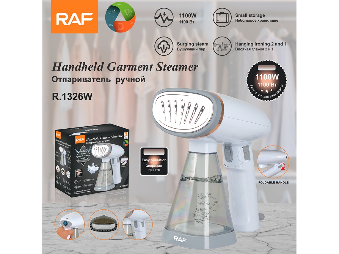 Vaporizador de ropa portátil y plegable con tres velocidades, ideal para uso doméstico y de viaje. Mdug