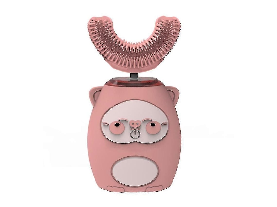 Escova De Dentes Elétrica Em Formato De U Yougangkids Com Limpeza 360°, 3 Modos E 2 Luzes Led Uv.