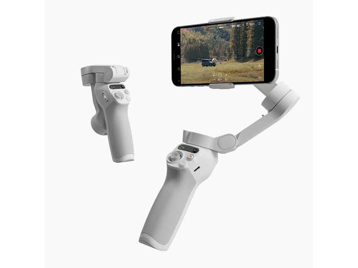 Grisdji Osmo Mobile Se Estabilizador 3 Ejes Portátil Plegable Abrazadera Magnética Rápida Seguimiento 5.0 Smartphone