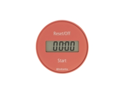 Temporizador de cocina digital de plástico rojo sabroso