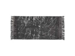 Alfombra de pelo corto BELIANI Hanli de Viscosa Gris 80x150