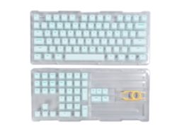 Keycaps Mecânica Pbt 113 Chaves Altura Original Silicone Para Teclados Mecânicos 61-108 Chaves Verde Menthe