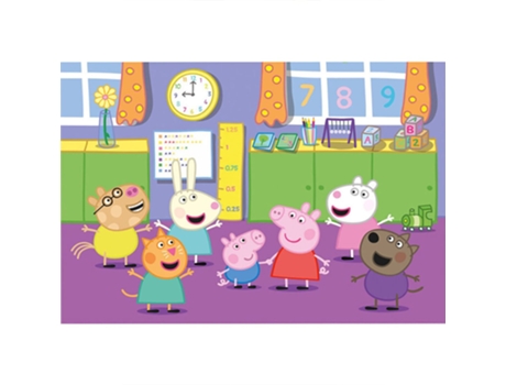 Puzzle 2D CLEMENTONI Quebra-cabeça peppa pig floor happy helpers disney