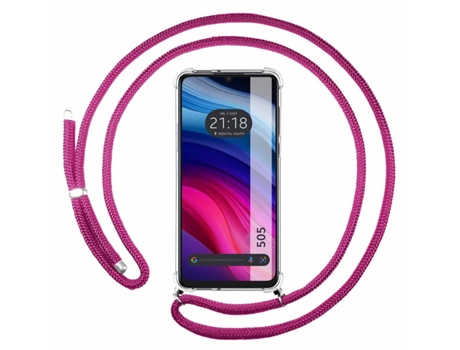Funda Fucsia para Tcl 505 TUMUNDOSMARTPHONE Silicona Rosa