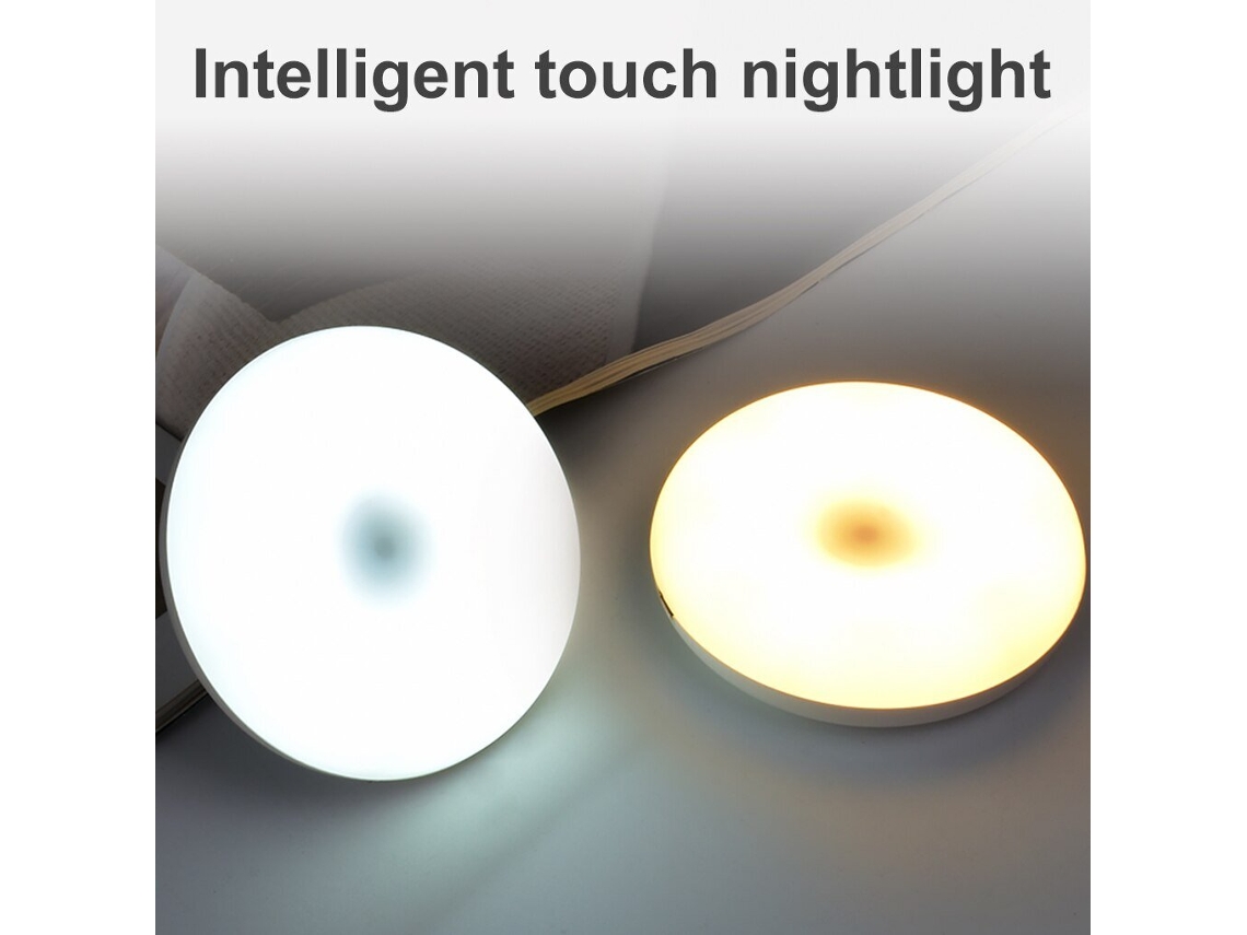 Luz nocturna Sensor de movimiento inteligente LED Lámpara nocturna con  batería WC Lámpara de noche para habitación de vestíbulo de vestíbulo. SLD