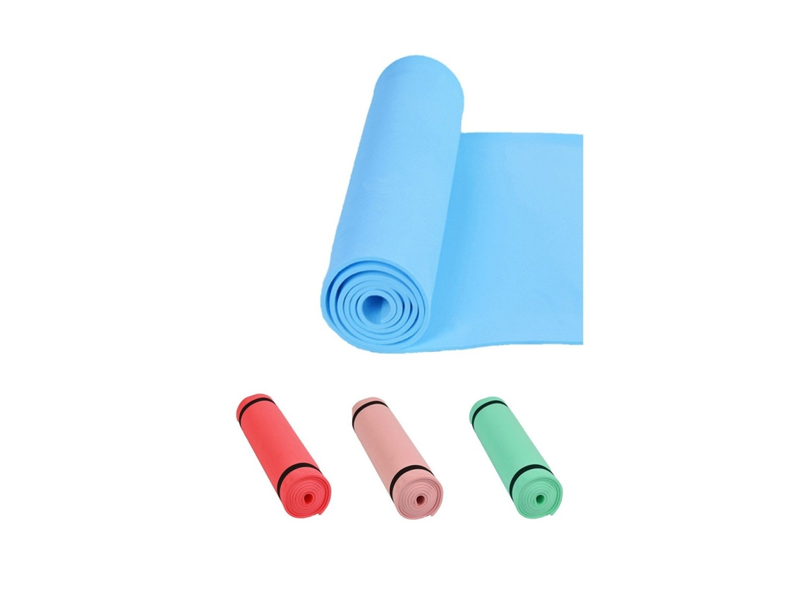 Esterilla Antideslizante Deporte | Tpe Eco-amigable Multifunción | Colchoneta Para Fitness, Pilates, Yoga Y Camping | 180 X 50cm Azul