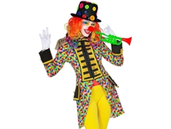 Disfraz o Frac de Carnaval puntos multicolor para mujer