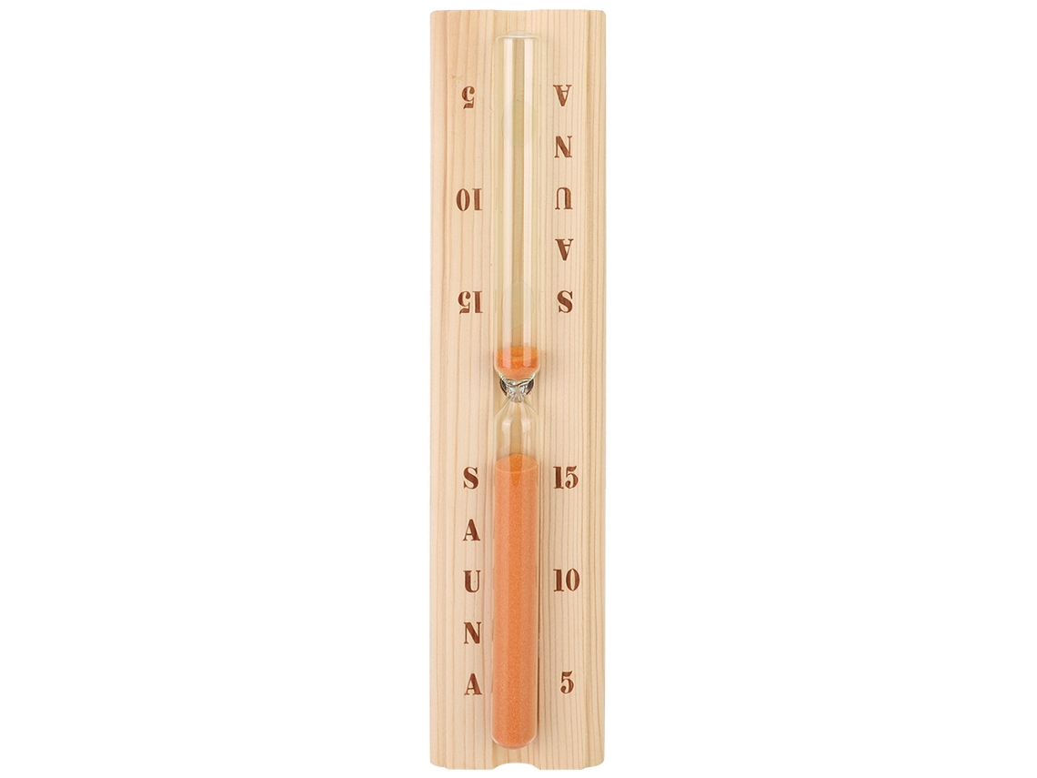 Reloj de arena giratorio para sauna, de 15 minutos de duración, para montar en la pared, ideal para saunas y Spas.