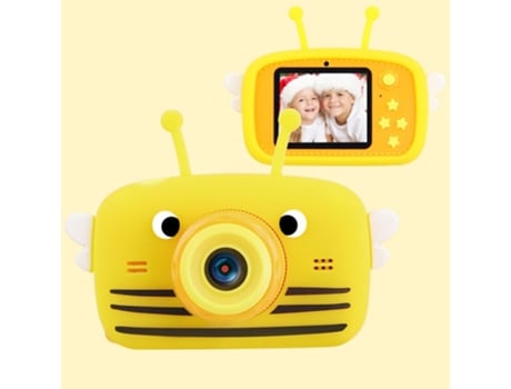 Cámara Fotográfica Infantil SLOWMOOSE 2,0 Pulgadas HD 1080P (Amarillo - Estándar)