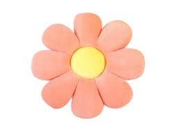 Cojín De Margaritas Con Flores, Suave Y Lujoso, Cojín Verde Para El Suelo.