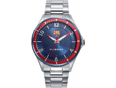 Reloj VICEROY FC Barcelona Hombre (Acero - Plateado)