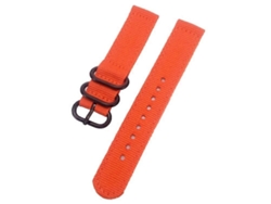 Correa de nailon de repuesto universal para reloj inteligente de 20 mm con 3 hebillas ajustables Ly Ebike (pasador recto)