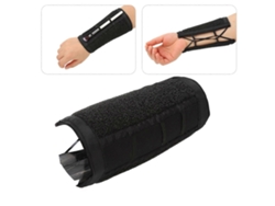 Banda elástica de limpieza para brochas de maquillaje Rosewell Professional de nailon negro