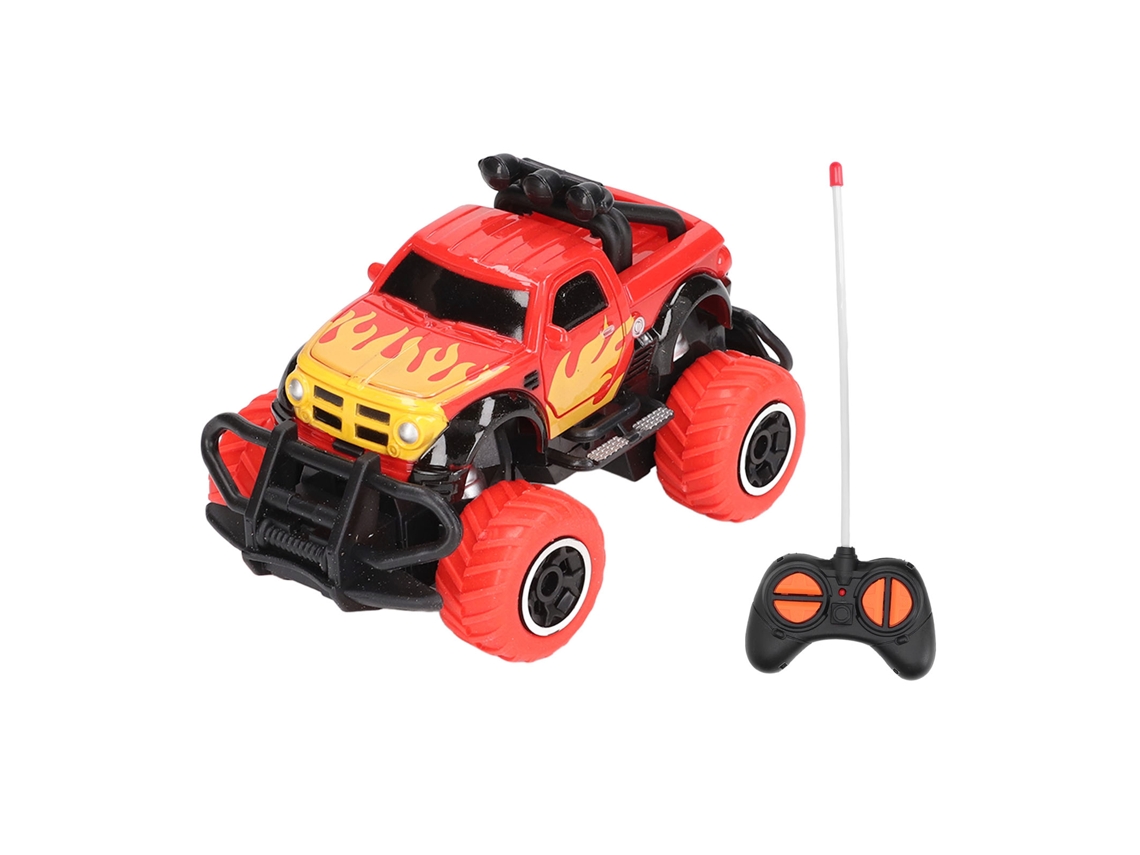 2026-coche Rc De Control Remoto 1:43 Vehículo Todo Terreno Con Parachoques Resistentes Regalo De Cumpleaños Para Niños De 3+ Años Rojo