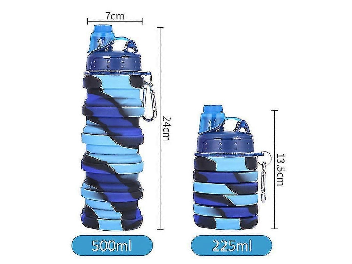Botella De Agua Deportiva Plegable, Retráctil Y Portátil. Rosewell
