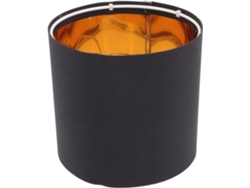 Lámpara De Mesa Moderna De Tela Negra