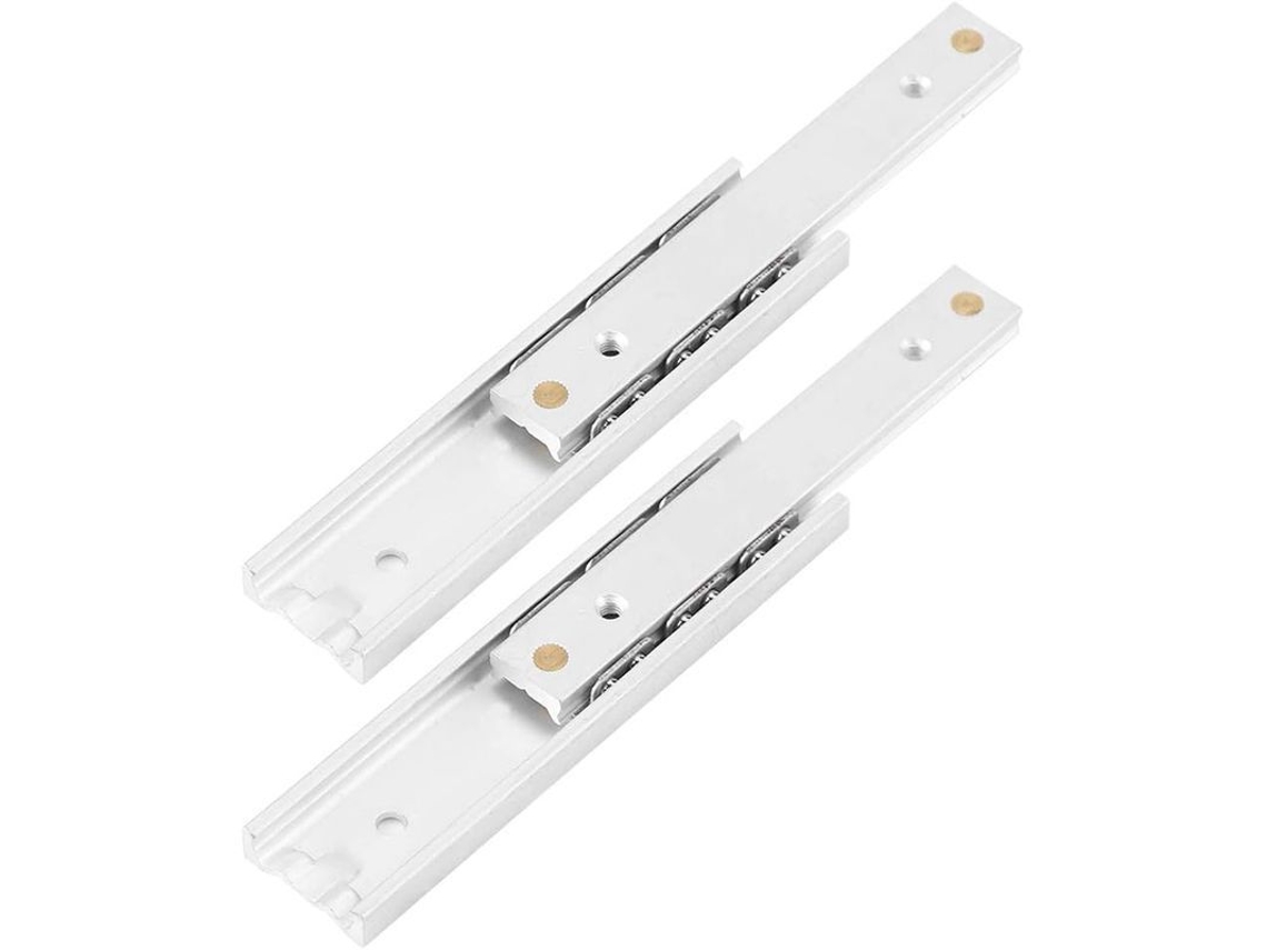 Deslizadores De Cajón De Aluminio Con Rodamientos Duraderos Deslizamiento Suave Para Muebles 70mm