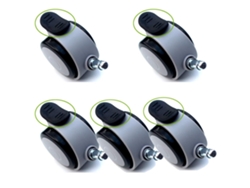 Ruedas Giratorias Freno Para Muebles Ideal Para Uso